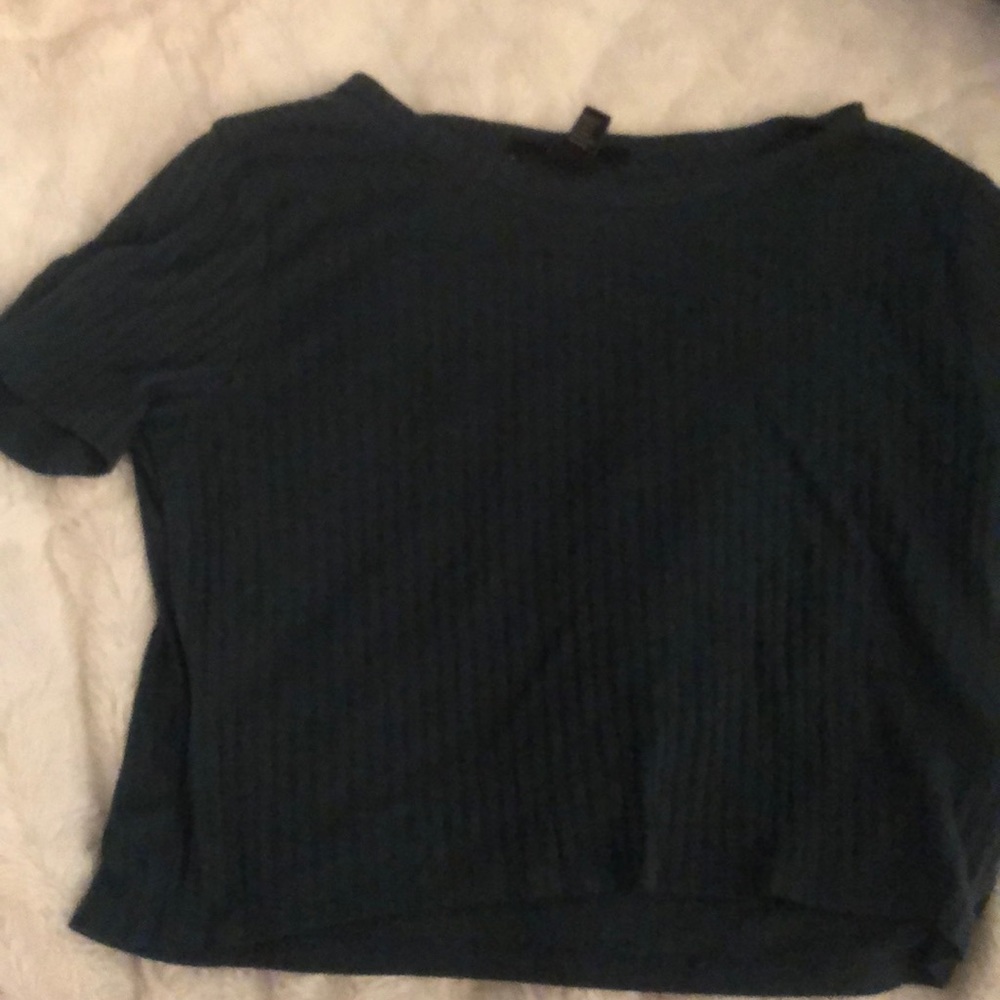 Forever 21 green crop top